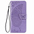 Samsung Galaxy S23 hoesje - Bookcase - Pasjeshouder - Portemonnee - Vlinderpatroon - Kunstleer - Paars