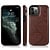 Samsung Galaxy S23 Plus hoesje - Backcover - Pasjeshouder - Portemonnee - Bloemenprint - Kunstleer - Bruin