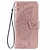 OnePlus 11 hoesje - Bookcase - Pasjeshouder - Portemonnee - Vlinderpatroon - Kunstleer - Rose Goud