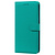 OnePlus Nord 2T hoesje - Bookcase - Koord - Pasjeshouder - Portemonnee - Camerabescherming - Kunstleer - Cyaan