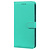 OPPO A16 hoesje - Bookcase - Koord - Pasjeshouder - Portemonnee - Camerabescherming - Kunstleer - Turquoise