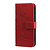 OPPO A16 hoesje - Bookcase - Pasjeshouder - Portemonnee - Bloemenprint - Kunstleer - Rood