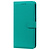 OPPO A96 hoesje - Bookcase - Koord - Pasjeshouder - Portemonnee - Camerabescherming - Kunstleer - Cyaan