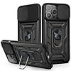 OPPO Reno 6 5G hoesje - Backcover - Rugged Armor - Camerabescherming - Extra valbescherming - TPU - Zwart