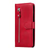 Xiaomi Redmi 10 2022 hoesje - Bookcase - Pasjeshouder - Portemonnee - Rits - Kunstleer - Rood