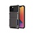 iPhone 11 hoesje - Backcover - Pasjeshouder - Portemonnee - TPU - Grijs