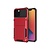 iPhone 13 Mini hoesje - Backcover - Pasjeshouder - Portemonnee - TPU - Rood