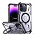 iPhone 14 Pro hoesje - Backcover - Geschikt voor MagSafe - Rugged Armor - Extra valbescherming - Ringhouder - TPU - Lichtpaars