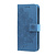 iPhone 12 Pro Max hoesje - Bookcase - Pasjeshouder - Portemonnee - Bloemenprint - Kunstleer - Blauw