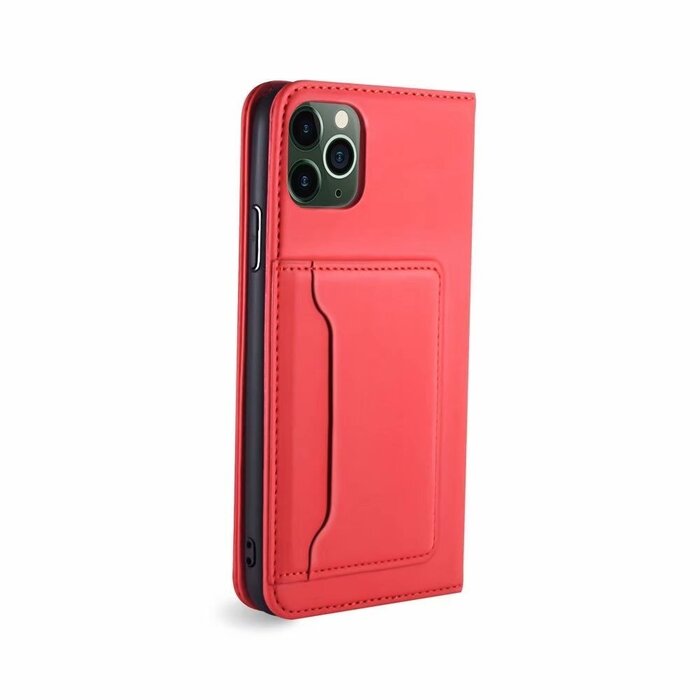 JVS Products Samsung Galaxy S10 hoesje - Bookcase - Pasjeshouder - Portemonnee - Kunstleer - Rood