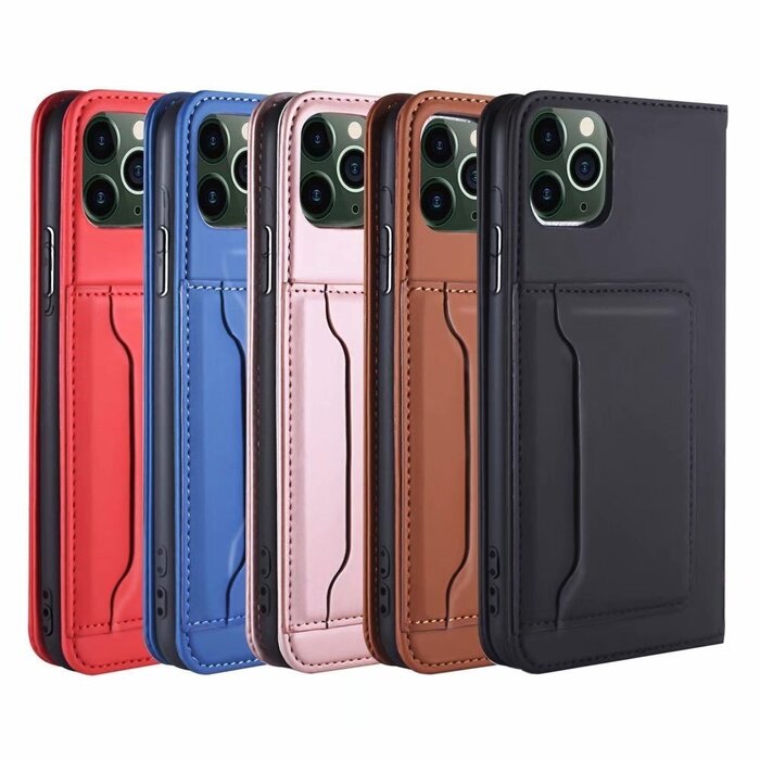 JVS Products Samsung Galaxy S10 hoesje - Bookcase - Pasjeshouder - Portemonnee - Kunstleer - Rood
