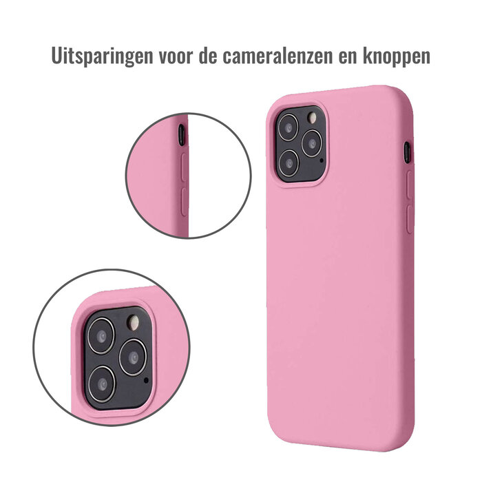 JVS Products iPhone 12 Pro hoesje - Backcover - TPU - Roze
