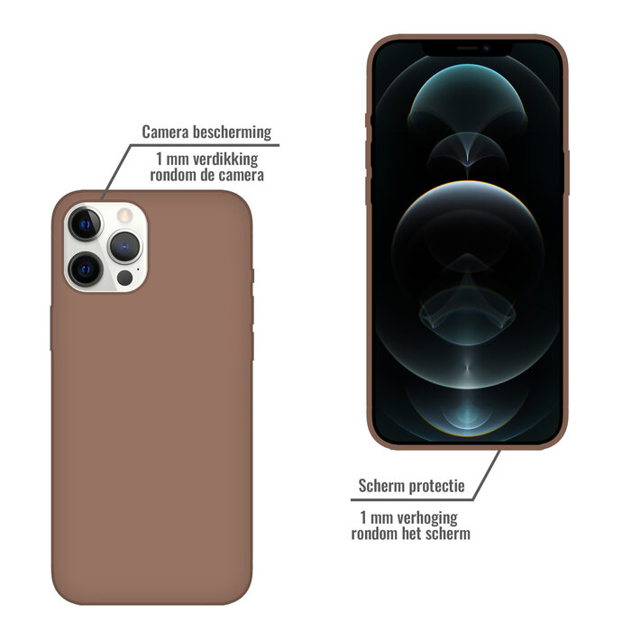 JVS Products iPhone 11 hoesje - Backcover - TPU - Bruin