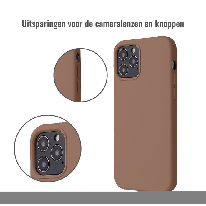 JVS Products iPhone 11 hoesje - Backcover - TPU - Bruin