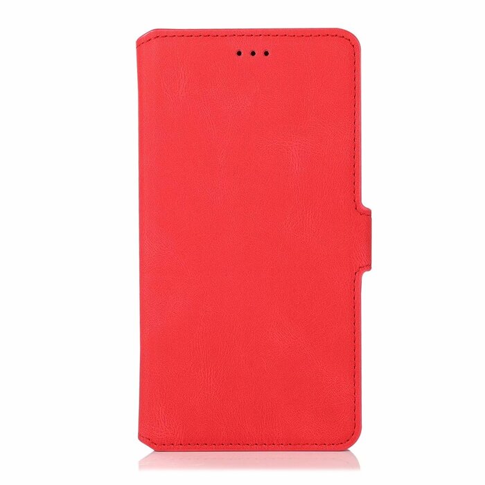 JVS Products iPhone XS Max hoesje - Bookcase - Pasjeshouder - Portemonnee - Kunstleer - Rood