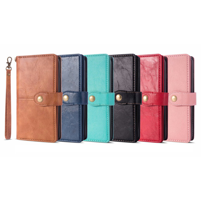 JVS Products Samsung Galaxy S20 Ultra hoesje - Bookcase - Pasjeshouder - Portemonnee - Luxe - Kunstleer - Bruin