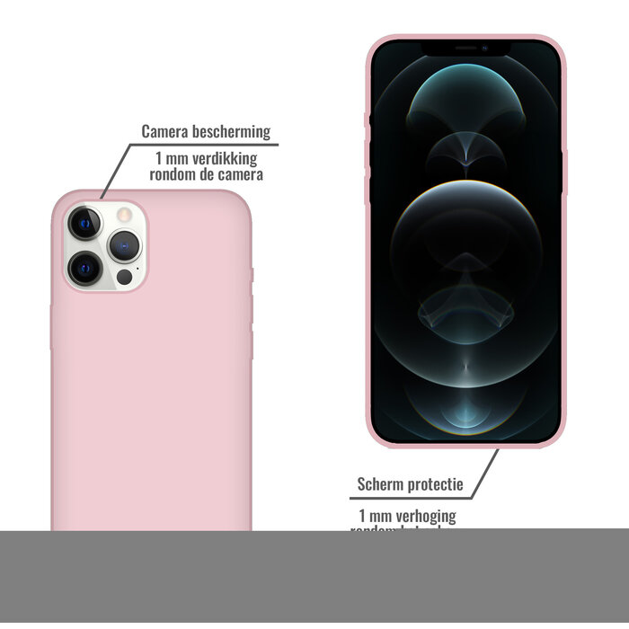 JVS Products iPhone 11 Pro Max hoesje - Backcover - TPU - Oudroze
