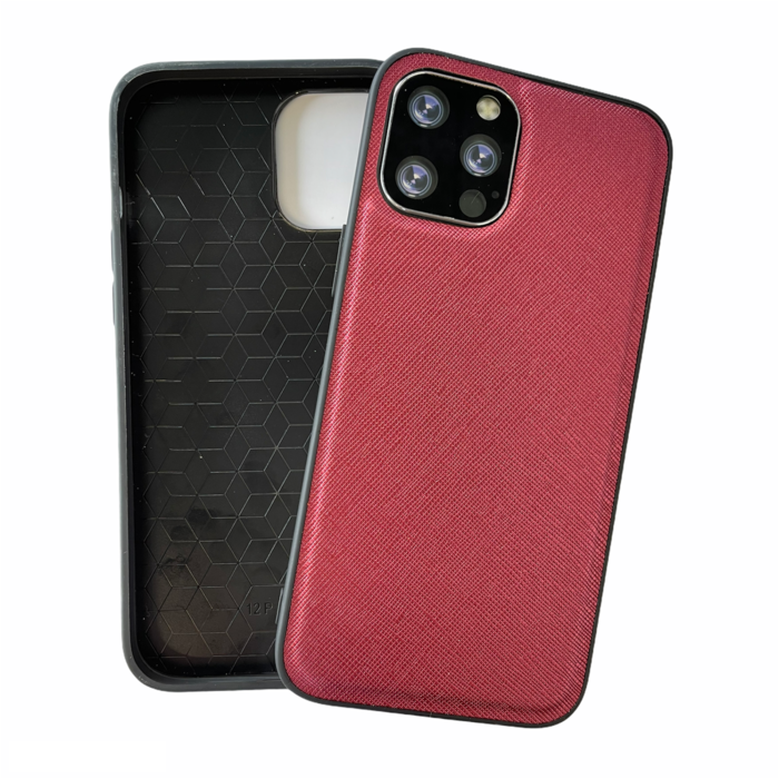 JVS Products iPhone 11 Pro hoesje - Backcover - Stofpatroon - TPU - Rood