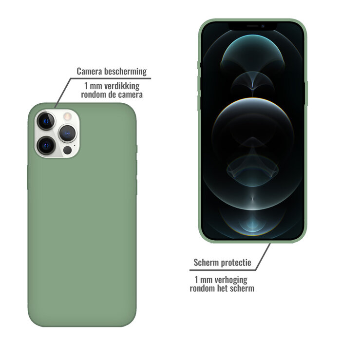 JVS Products iPhone 11 hoesje - Backcover - TPU - Saliegroen