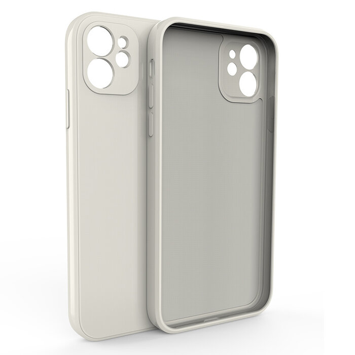 JVS Products iPhone 12 Pro hoesje - Backcover - TPU - Gebroken Wit