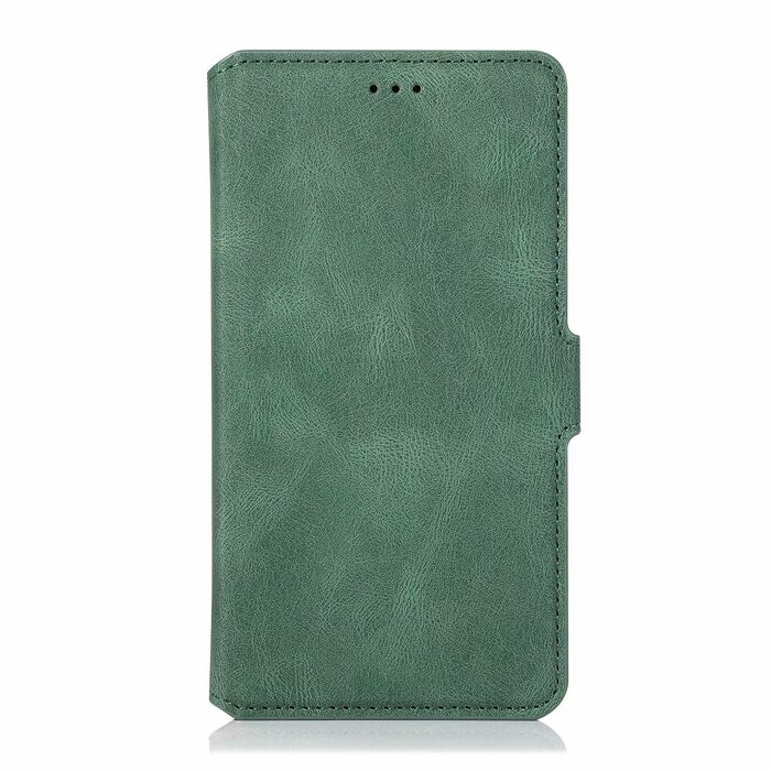 JVS Products iPhone 7 hoesje - Bookcase - Pasjeshouder - Portemonnee - Kunstleer - Groen