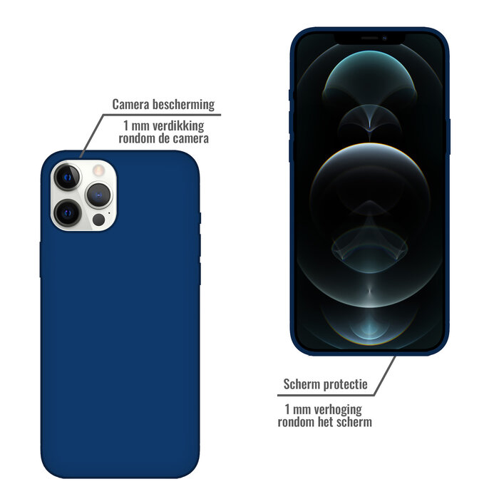 JVS Products iPhone SE 2022 hoesje - Backcover - TPU - Blauw