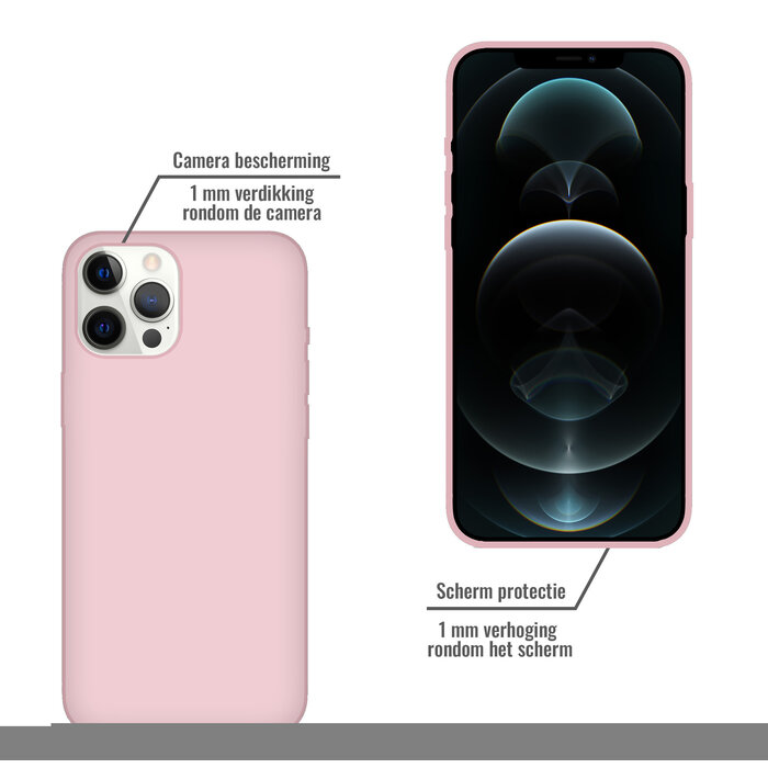 JVS Products iPhone 13 Pro hoesje - Backcover - TPU - Oudroze