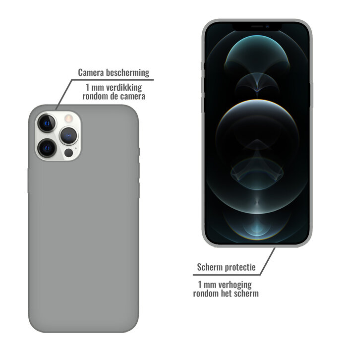 JVS Products iPhone 11 Pro hoesje - Backcover - TPU - Grijs