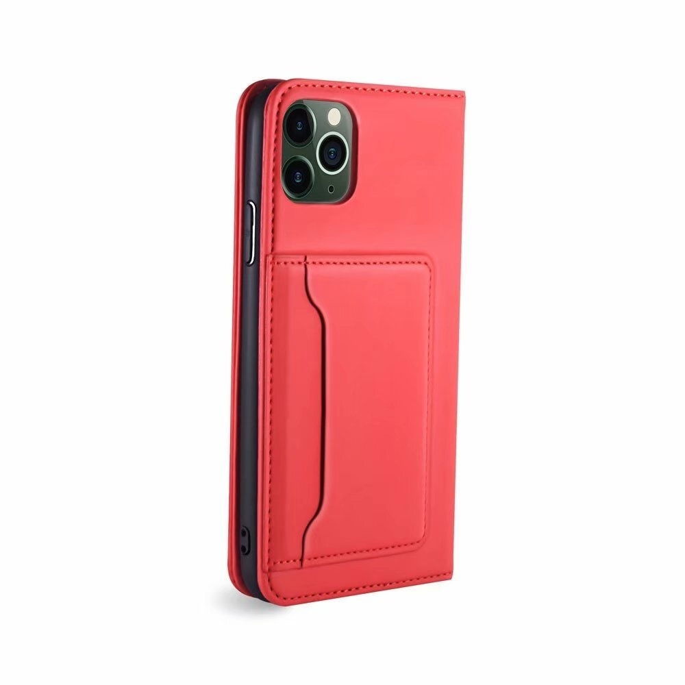 JVS Products iPhone XS Max hoesje - Bookcase - Pasjeshouder - Portemonnee - Kunstleer - Rood