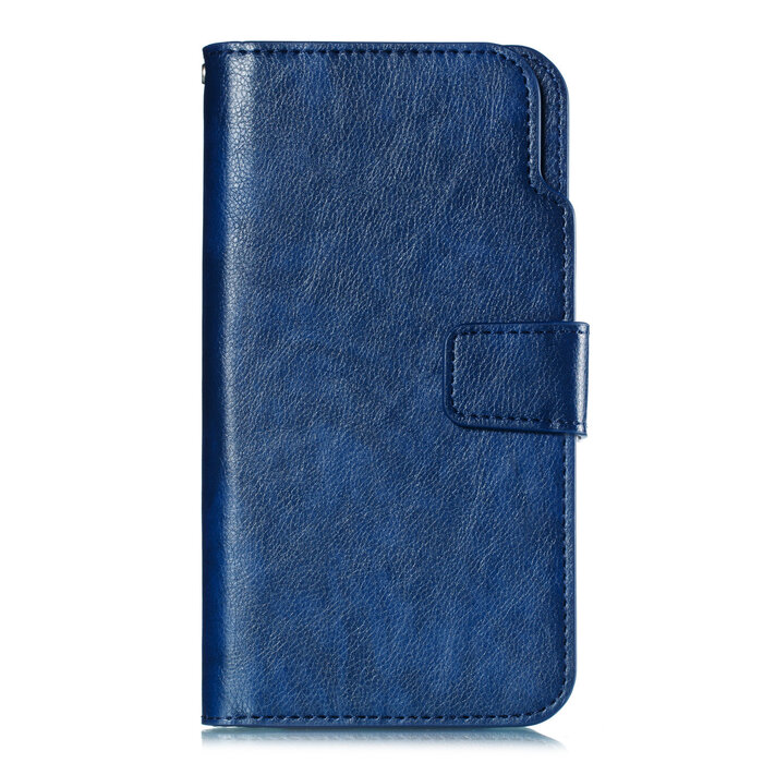 JVS Products Samsung Galaxy S21 Plus hoesje - Bookcase - Pasjeshouder - Portemonnee - Luxe - Kunstleer - Blauw