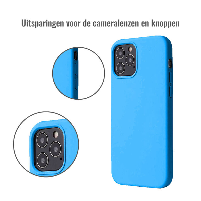 JVS Products iPhone 12 Pro hoesje - Backcover - TPU - Turquoise