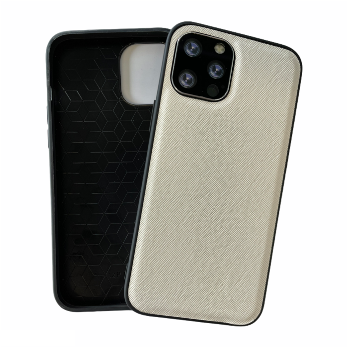 JVS Products iPhone XR hoesje - Backcover - Stofpatroon - TPU - Wit