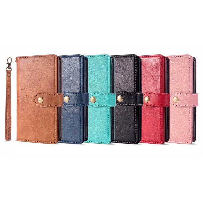 JVS Products Samsung Galaxy S20 hoesje - Bookcase - Pasjeshouder - Portemonnee - Luxe - Kunstleer - Bruin