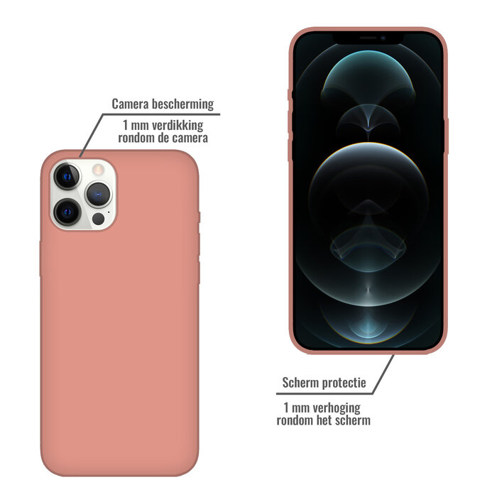 JVS Products iPhone SE 2020 hoesje - Backcover - TPU - Zalmroze