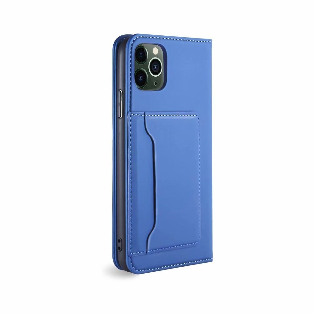 JVS Products Samsung Galaxy Note 20 hoesje - Bookcase - Pasjeshouder - Portemonnee - Kunstleer - Blauw