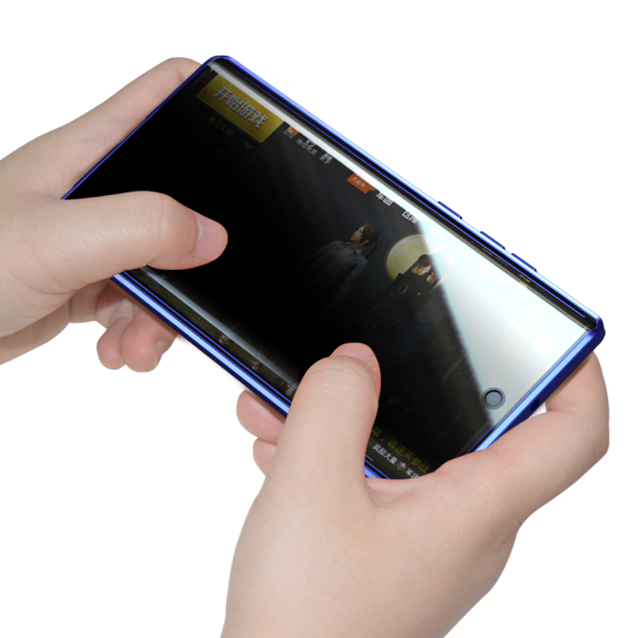 JVS Products iPhone X hoesje - Full body - Shockproof - Gehard glas - Metaal - Goud