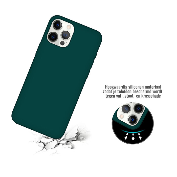 JVS Products iPhone 14 hoesje - Backcover - TPU - Groen