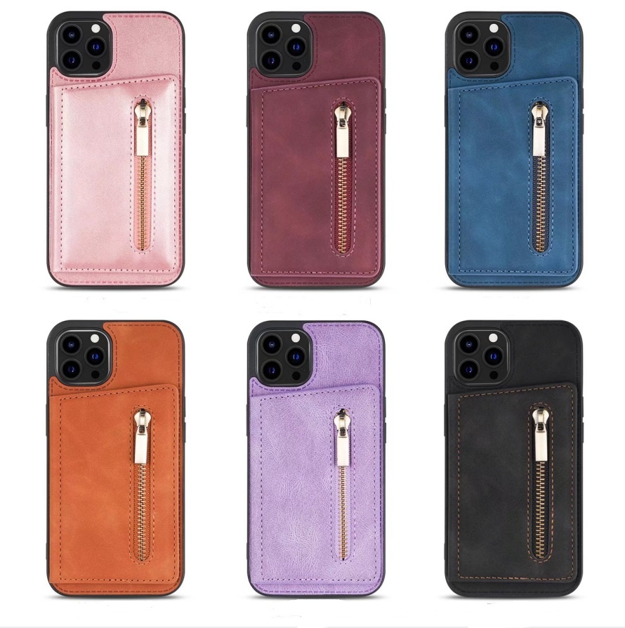 JVS Products Samsung Galaxy S20 hoesje - Backcover - Pasjeshouder - Portemonnee - Rits - Kunstleer - Bruin