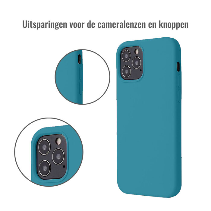 JVS Products iPhone 14 Plus hoesje - Backcover - TPU - Zeeblauw