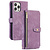 iPhone XS Max hoesje - Bookcase - Koord - Pasjeshouder - Portemonnee - Kunstleer - Paars