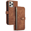 Xiaomi 11T Pro hoesje - Bookcase - Koord - Pasjeshouder - Portemonnee - Kunstleer - Bruin