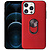 iPhone 7 hoesje - Backcover - Ringhouder - TPU - Rood