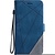 iPhone 13 Pro hoesje - Bookcase - Pasjeshouder - Portemonnee - Patroon - Kunstleer - Blauw