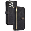 iPhone 11 Pro Max hoesje - Bookcase - Koord - Pasjeshouder - Portemonnee - Kunstleer - Zwart