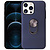 Samsung Galaxy Note 20 hoesje - Backcover - Ringhouder - TPU - Donkerblauw