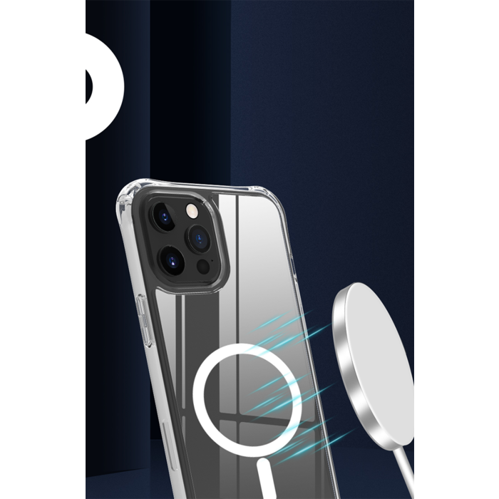 JVS Products iPhone 11 Pro Max hoesje - Backcover - Geschikt voor MagSafe - TPU - Lila