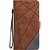 iPhone 13 Pro hoesje - Bookcase - Pasjeshouder - Portemonnee - Patroon - Kunstleer - bruin