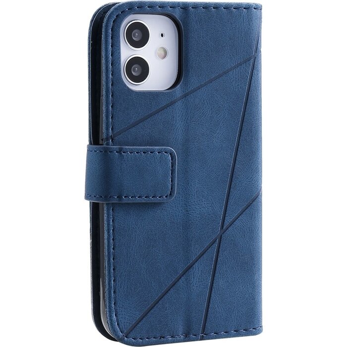 JVS Products Samsung Galaxy A20E hoesje - Bookcase - Pasjeshouder - Portemonnee - Patroon - Kunstleer - Blauw