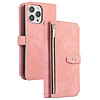 iPhone XR hoesje - Bookcase - Koord - Pasjeshouder - Portemonnee - Kunstleer - Roze