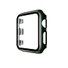 Hoesje geschikt voor Apple Watch 42MM - Bumper hoesje - Screenprotector - TPU - Groen